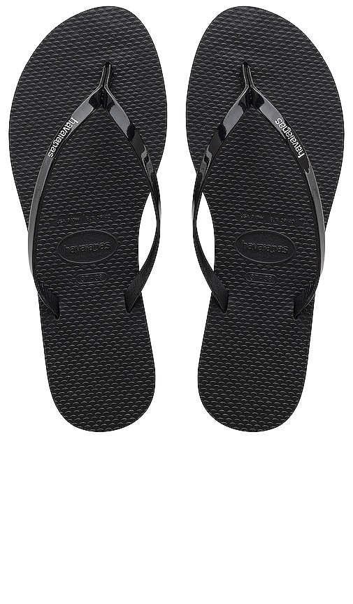 havaianas slim you metallic