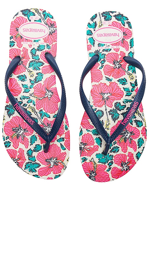 Slim Floral Sandal