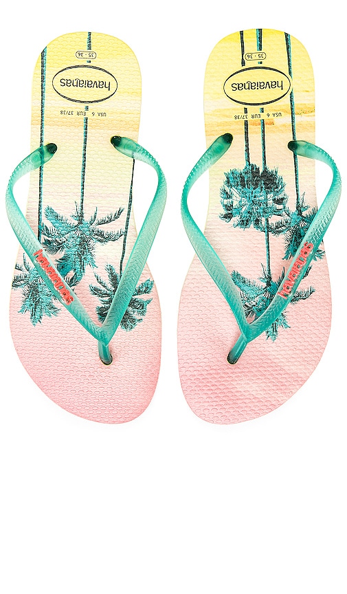 havaianas slim paisage flip flops