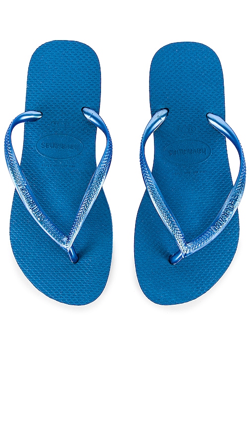 havaianas slim blue