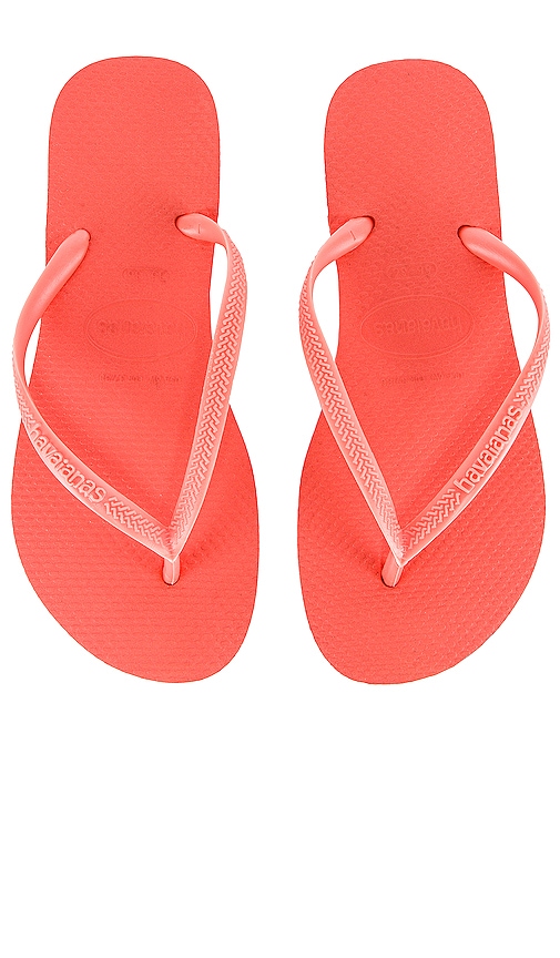 havaianas slim orange