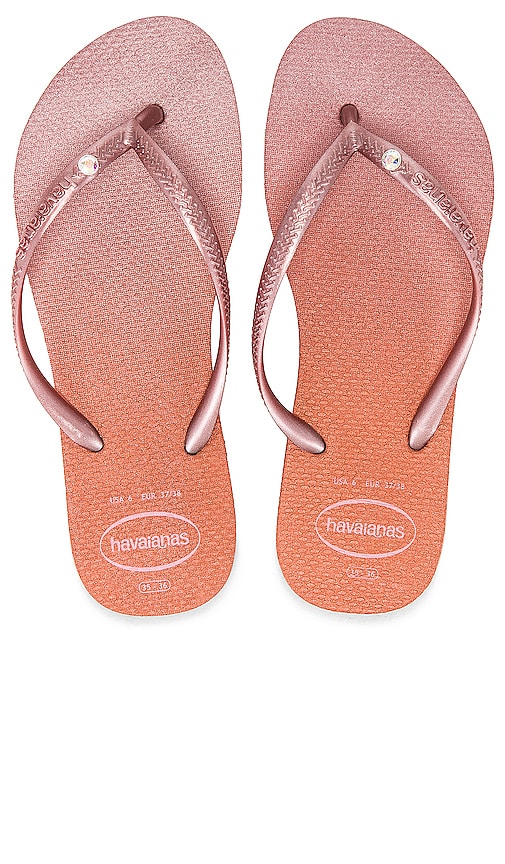 Havaianas Slim Prism Sandal in Ombre Blush
