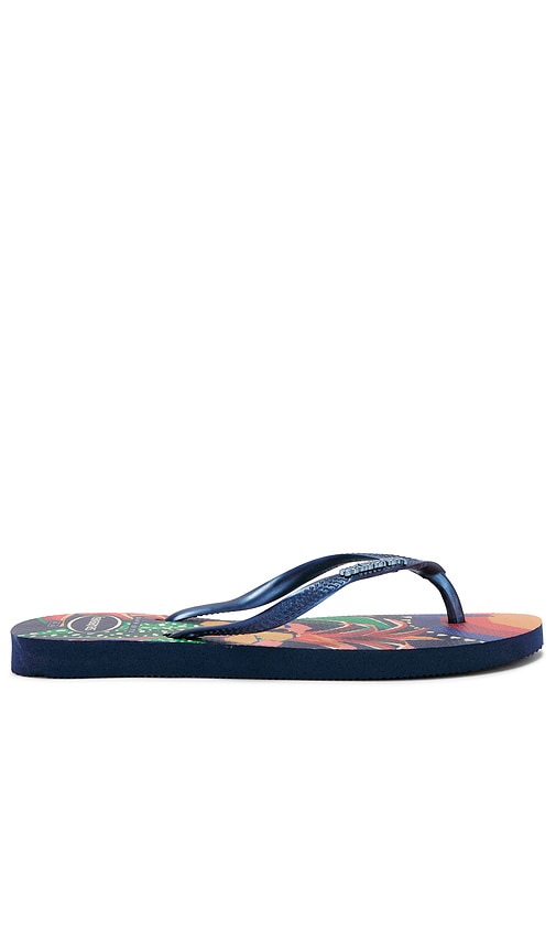 Havaianas Slim Gloss In 藏青色