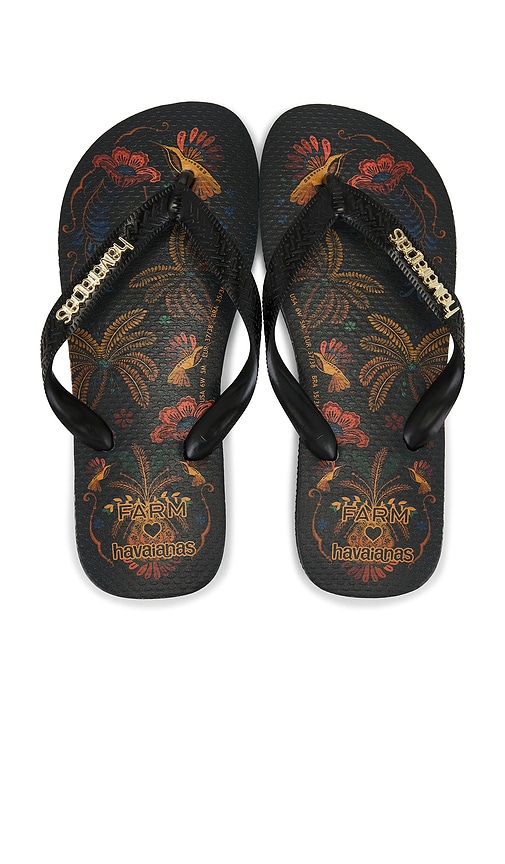 Farm Classic Nature Sandal in Black. - size 37/38 (also in 35/36)