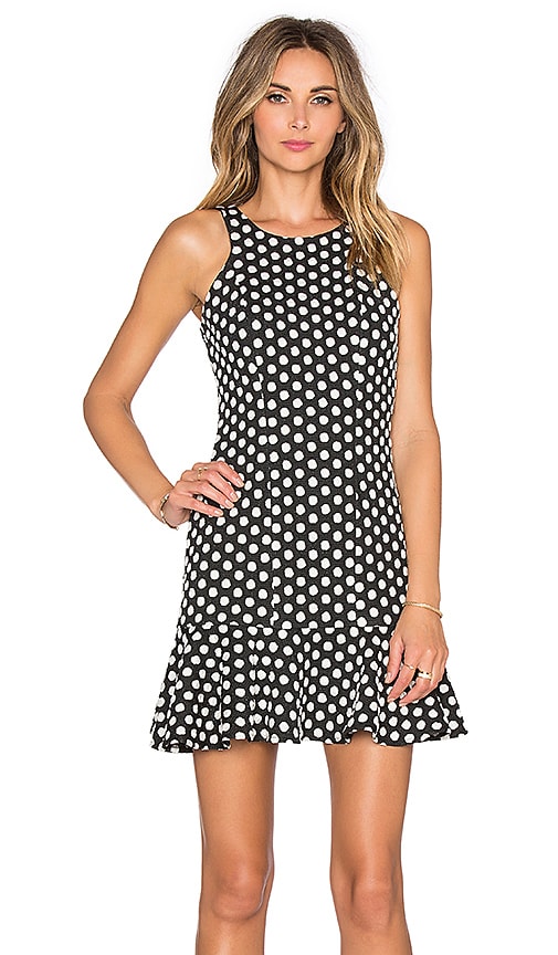 Hunter Bell Tulip Dress in Black Dot | REVOLVE