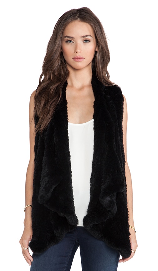 Reverse Rabbit Fur vest – The Look Clothing Company