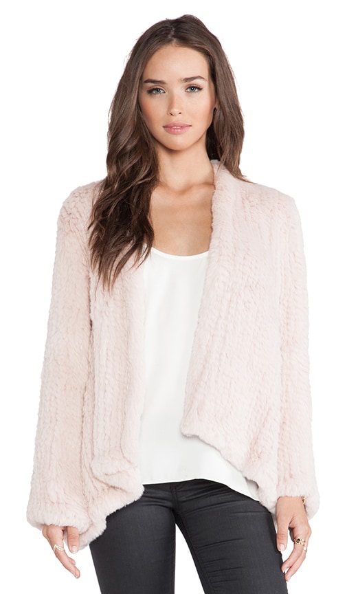 Emily Rabbit Fur Coat
