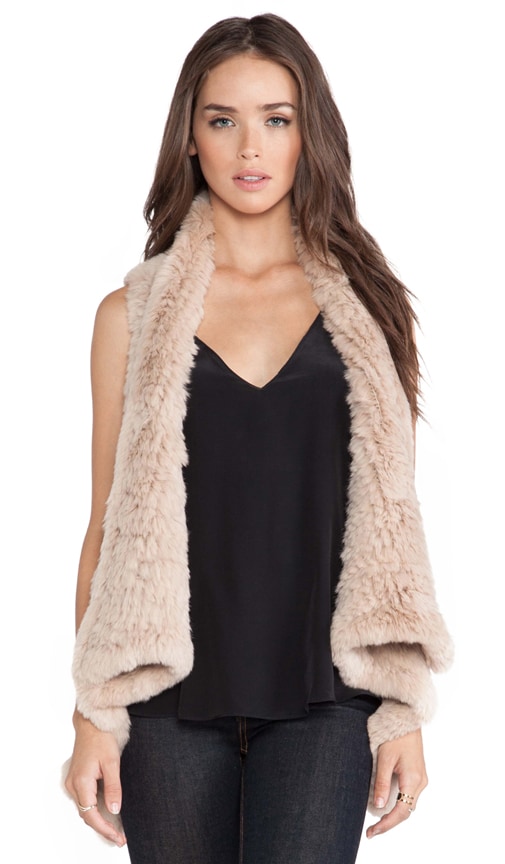 Indie Rabbit Fur Vest