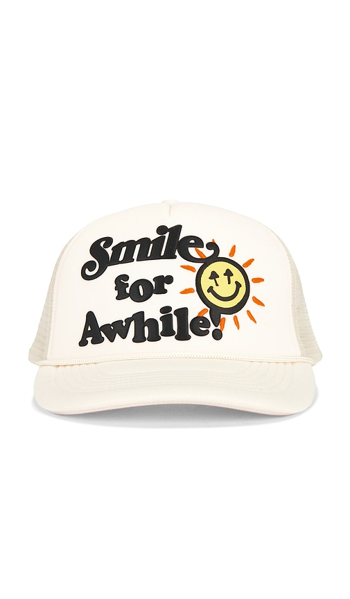 Happy Caps Smile For A While Trucker Hat