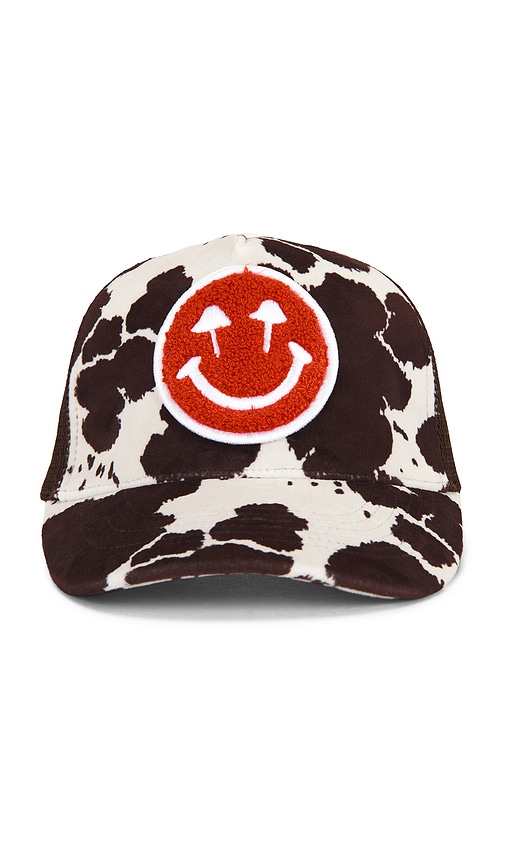 Happy Caps Cow Print Trucker Hat