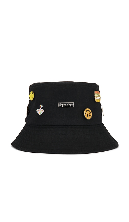 Happy Caps Pin Bucket Hat