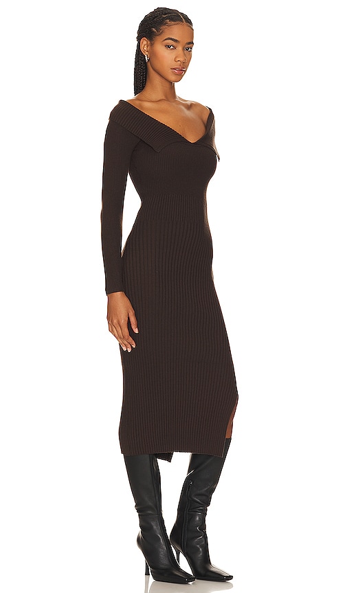 Shop Heartloom Logan Dress In Chocolate