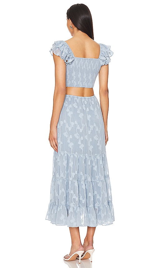  Heartloom Midi-kleid Kristi In Baby Blue. Größe Xs. Also In S, L. 