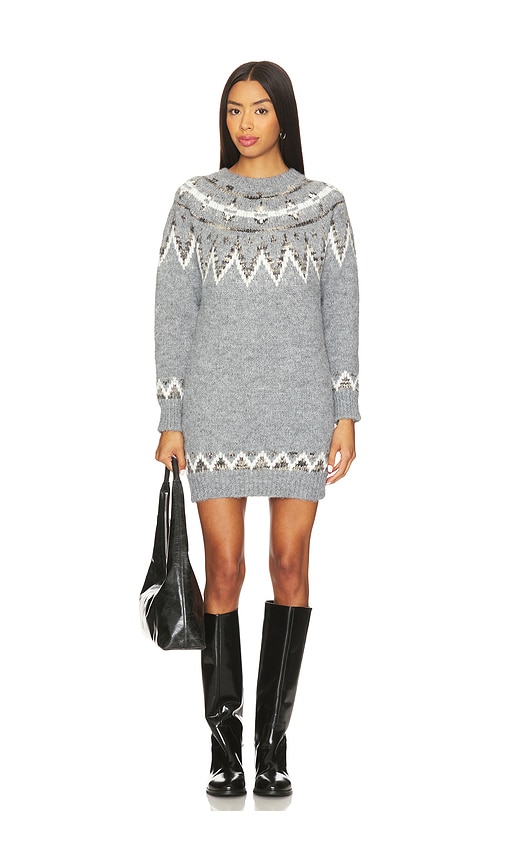 Heartloom Rae Sweater Dress In Gray
