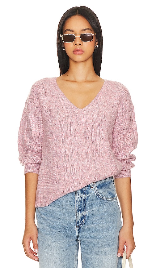 Heartloom Sondra Sweater In Lilac