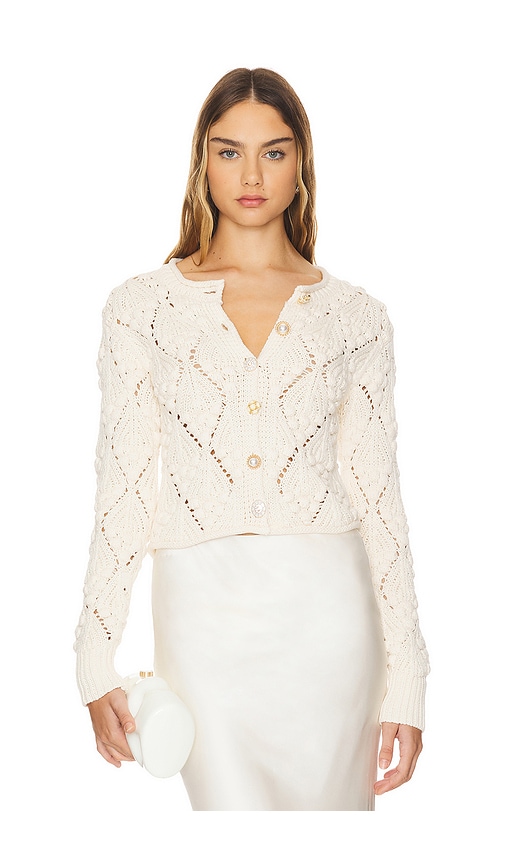 Shop Heartloom Caspian Cardigan In Ivory