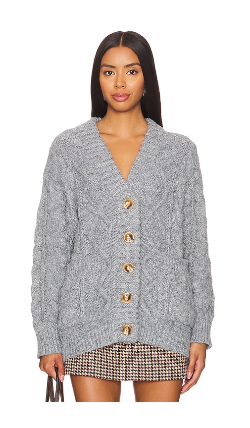 Shop Heartloom Olea Cardigan In Heather