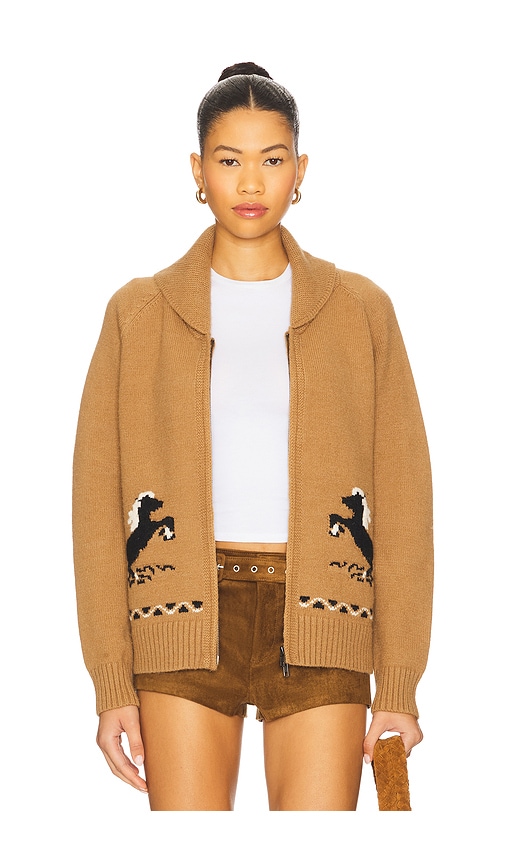 Heartloom Grant Cardi In Brown