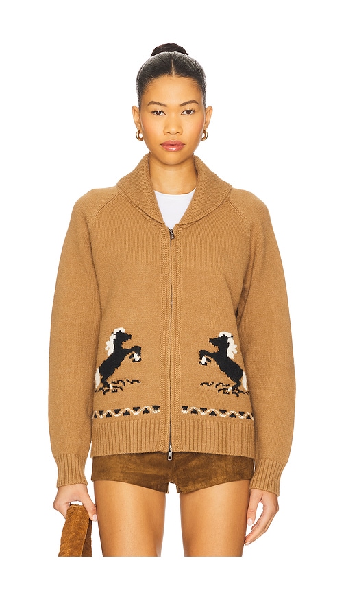 Heartloom Grant Cardi In Brown