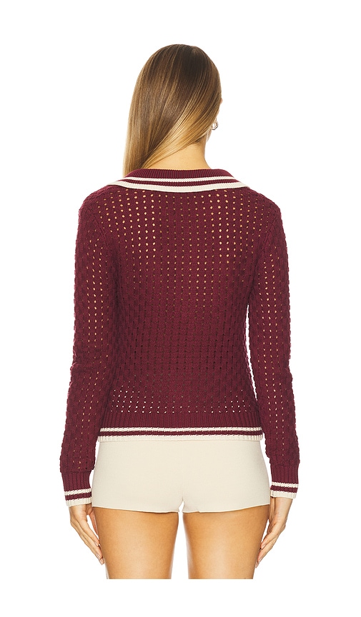  Heartloom Cardigan Posey In Burgundy. Größe S. Also In Xs. 