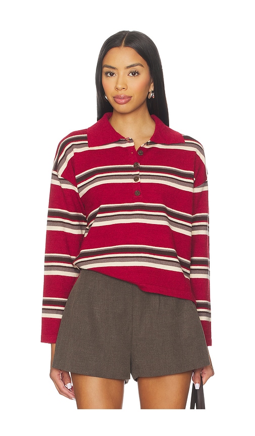 Heartloom Joyce Sweater In Red