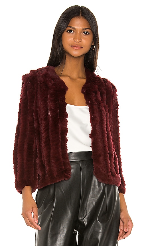 Heartloom rosa shop fur jacket