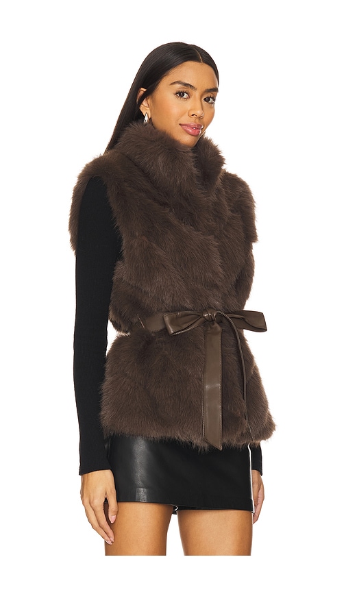 Heartloom Salem Vest In Brown