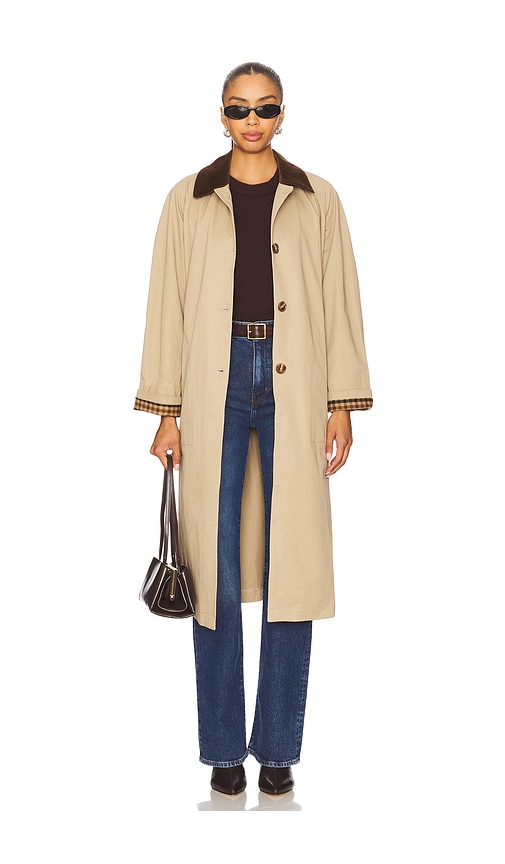 Heartloom Beatriz Trench Coat In Brown
