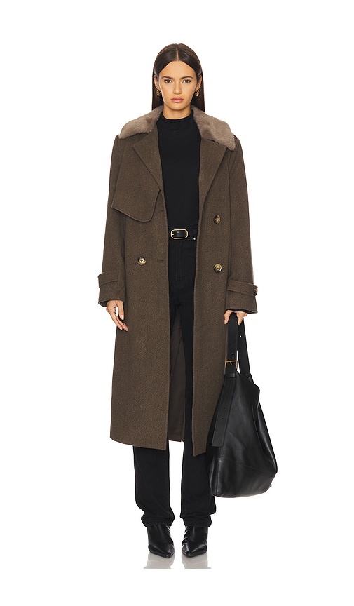 Heartloom Ross Coat In Brown