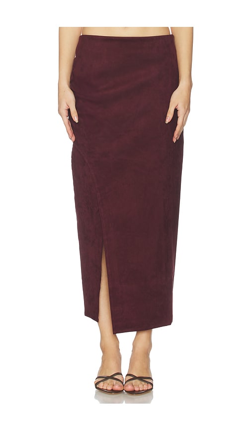 HEARTLOOM JUPE SAMPAIO en Red. Taille L. Also en XS, S, M.
