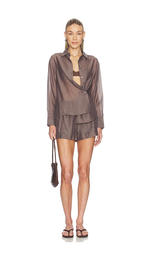 HEARTLOOM COMBISHORT TASH en Brown. Taille L. Also en XS, S, M, XL.