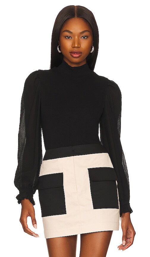 HEARTLOOM Cecile Top in Black