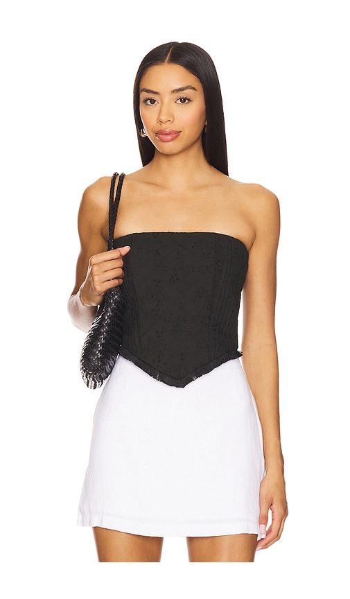Carla Top in Black. - size XL (also in L, M, S, XS)