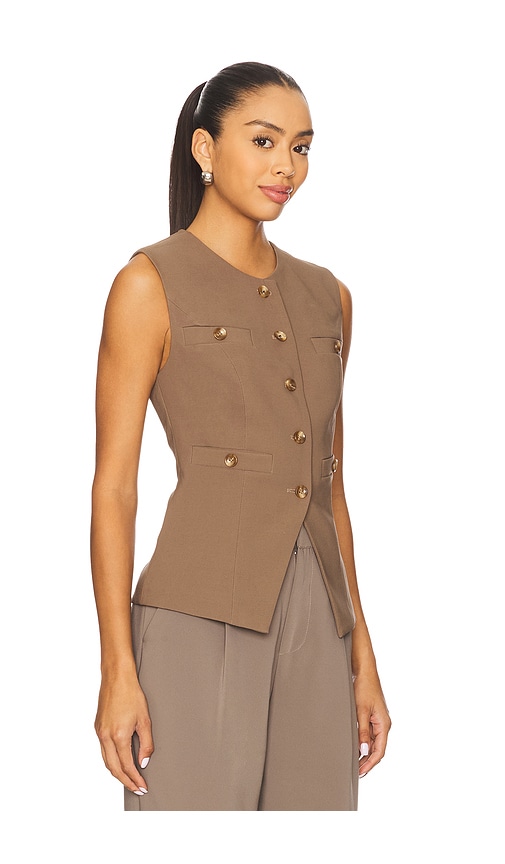 Heartloom Roxanna Vest In Brown