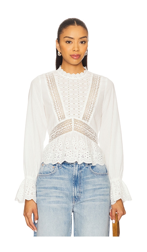Heartloom Miriam Top In White
