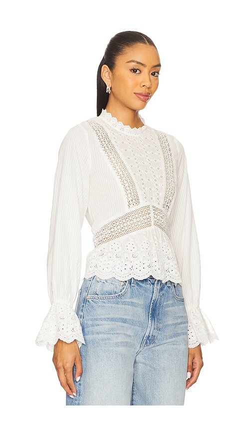 Heartloom Miriam Top In White