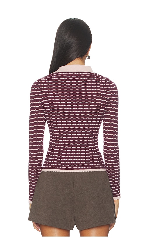  Heartloom Oberteil Mel In Burgundy. Größe S. Also In Xs. 