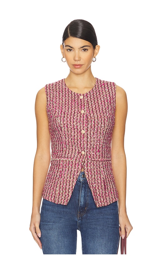 Heartloom Chase Vest In Purple