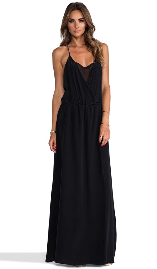Drape Front Maxi Dress