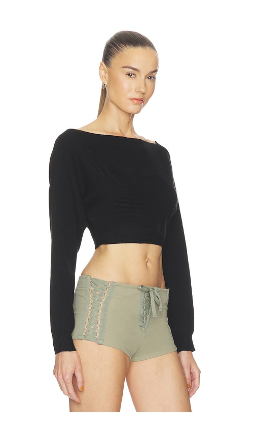Haelo Crop Sweater In Multi