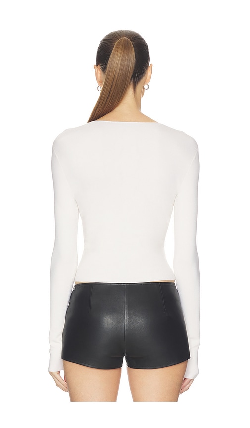  Haelo Strick Twist Sweater In White. Größe S. Also In Xxs, Xs, M, L, Xl. 