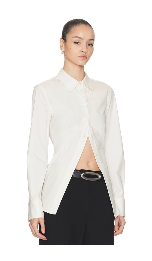 Haelo Cinch Back Shirt In White