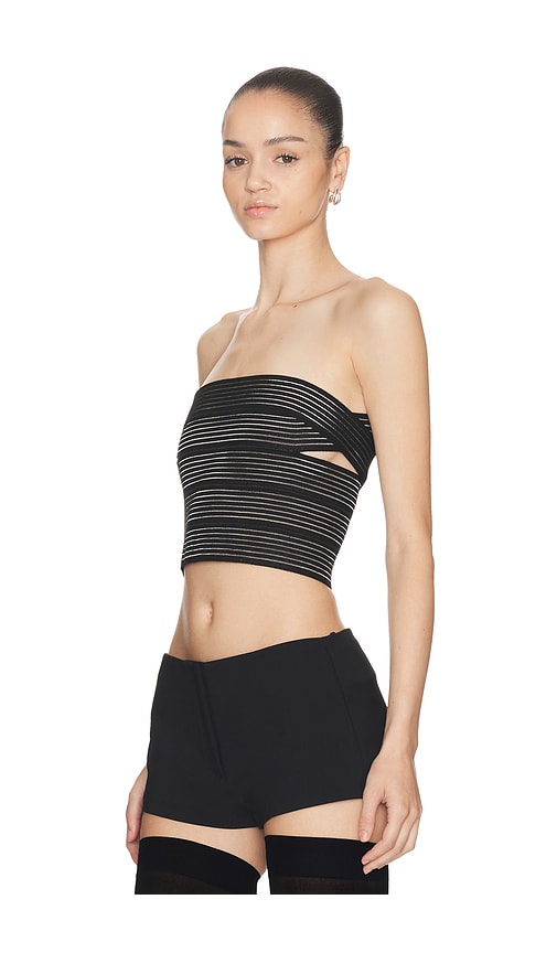  Haelo Bikini-oberteil Mit Bustier Elastic Brace Corset In Black. Größe Xs. Also In Xxs, S, M, L, Xl. 