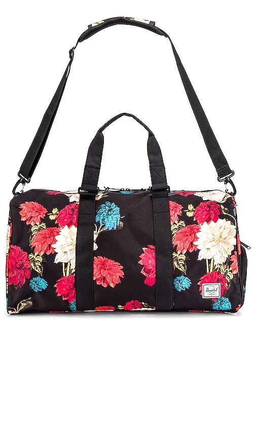 vintage floral duffle bag