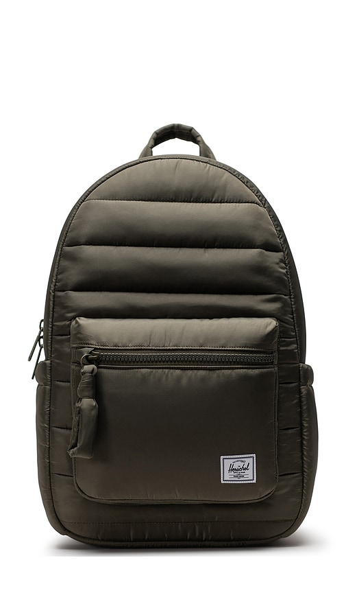 Shop Herschel Supply Co Settlement Quilted Backpack In Olive