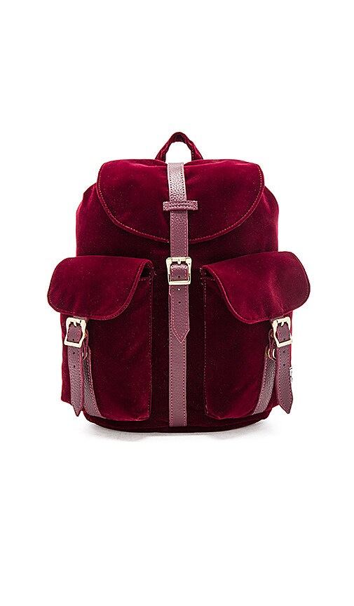 velvet herschel backpack