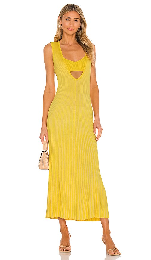 zanita midi dress MINKPINK Zanita Tiered Midi Dress