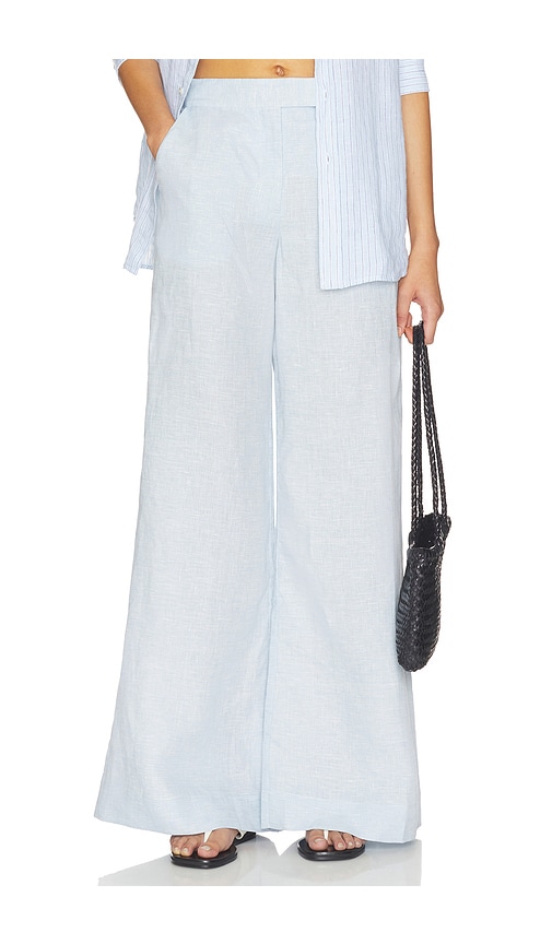 HEVRON PANTALON CAPRI en Baby Blue Taille 0 Also en 2 4 6 8 10 488$