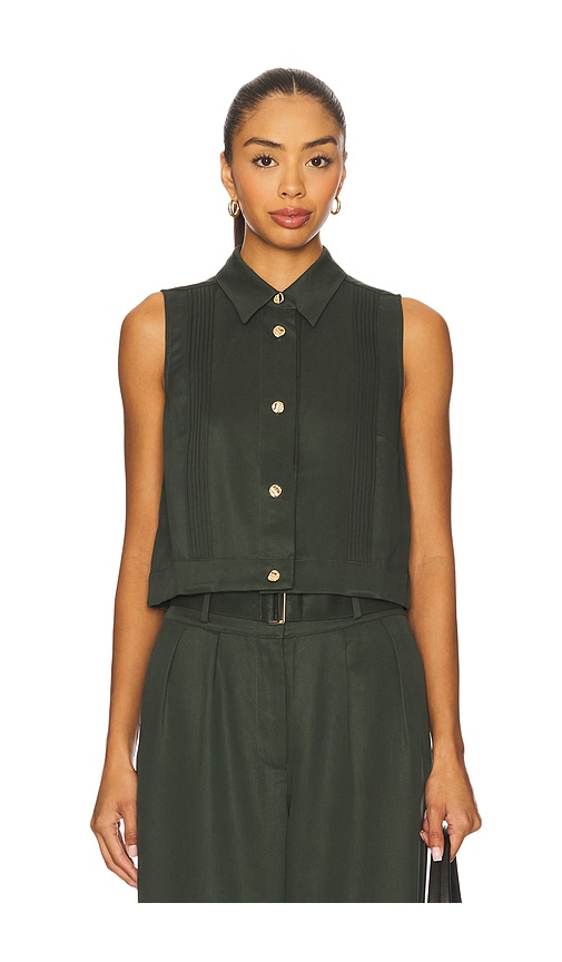 Hevron Vera Top In Green