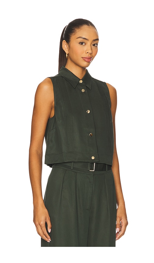Hevron Vera Top In Green
